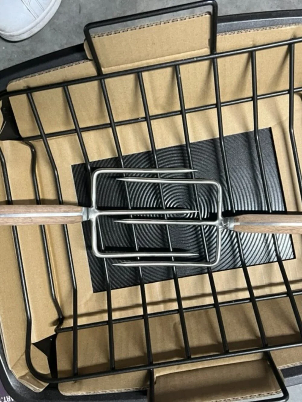 Circulon Premier Professional Roaster + Williams Sonoma Walnut Turkey Forks